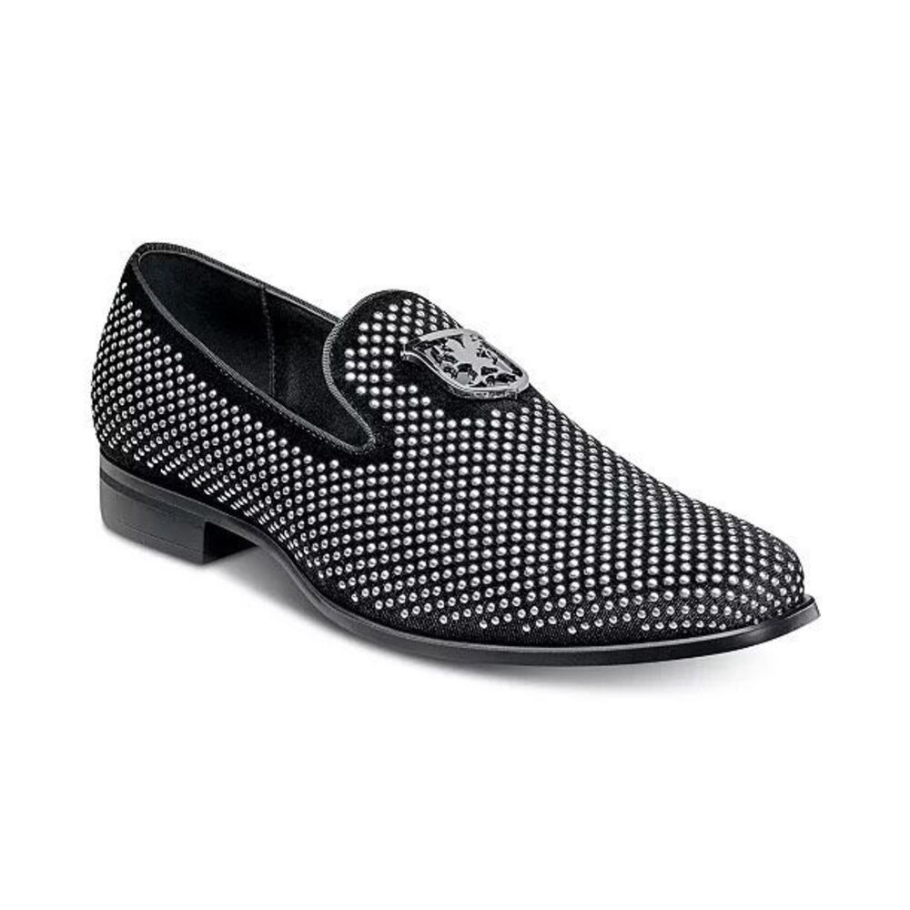 Stacy Adams Men's Swagger Studded Ornament Slip-on Loafer size 11M